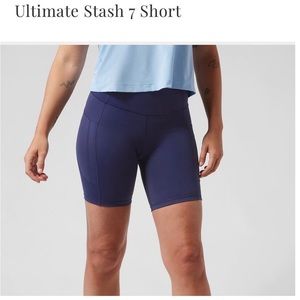 New without tags never been worn Athleta biker shorts